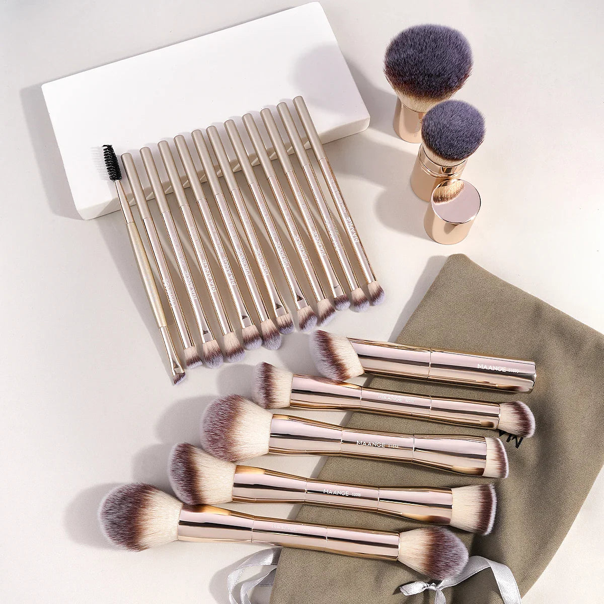 MAANGE 20PCS Dual-Ended Brush Set