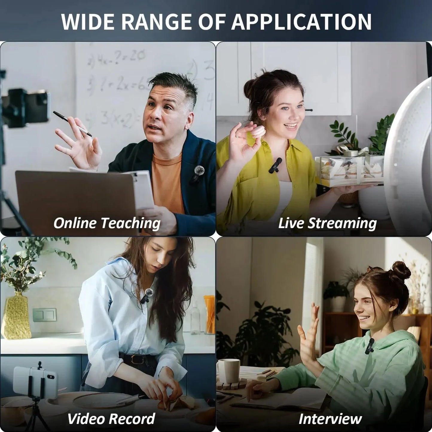 Wireless Lavalier Microphone for Phone