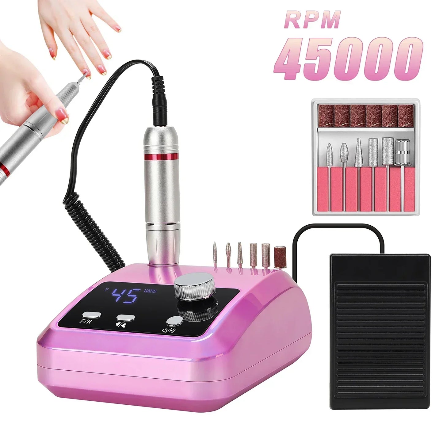 Portable Electric Nail Drill Sander