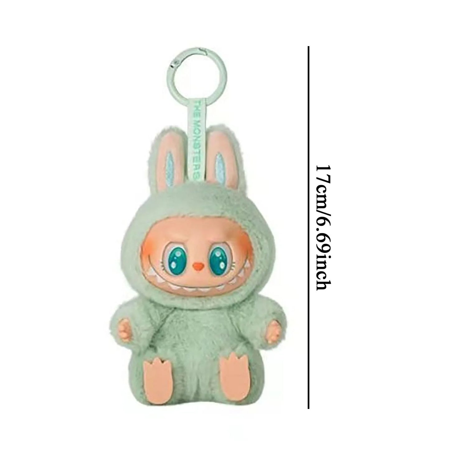 Labubu 2.3 Flocking Pendant Keychain