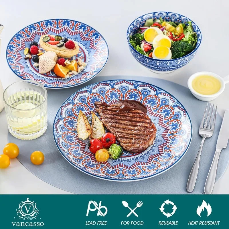Mandala Porcelain Dinnerware Set