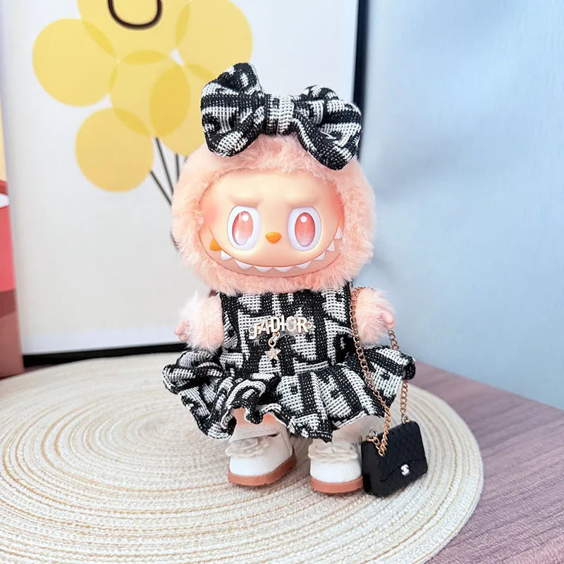 Labubu Luxury Bow Dress Set