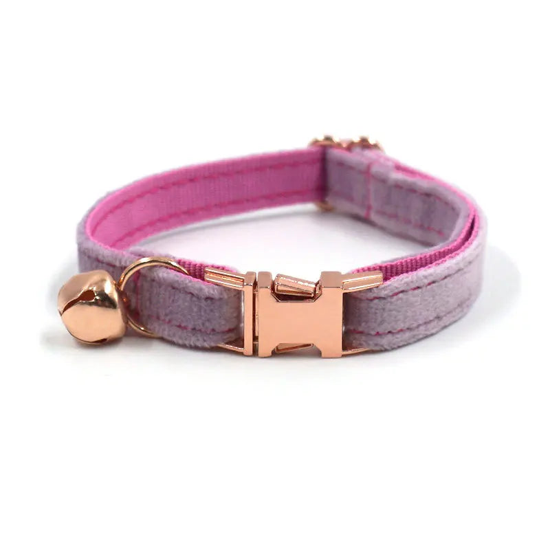Personalized Velvet Cat Collar