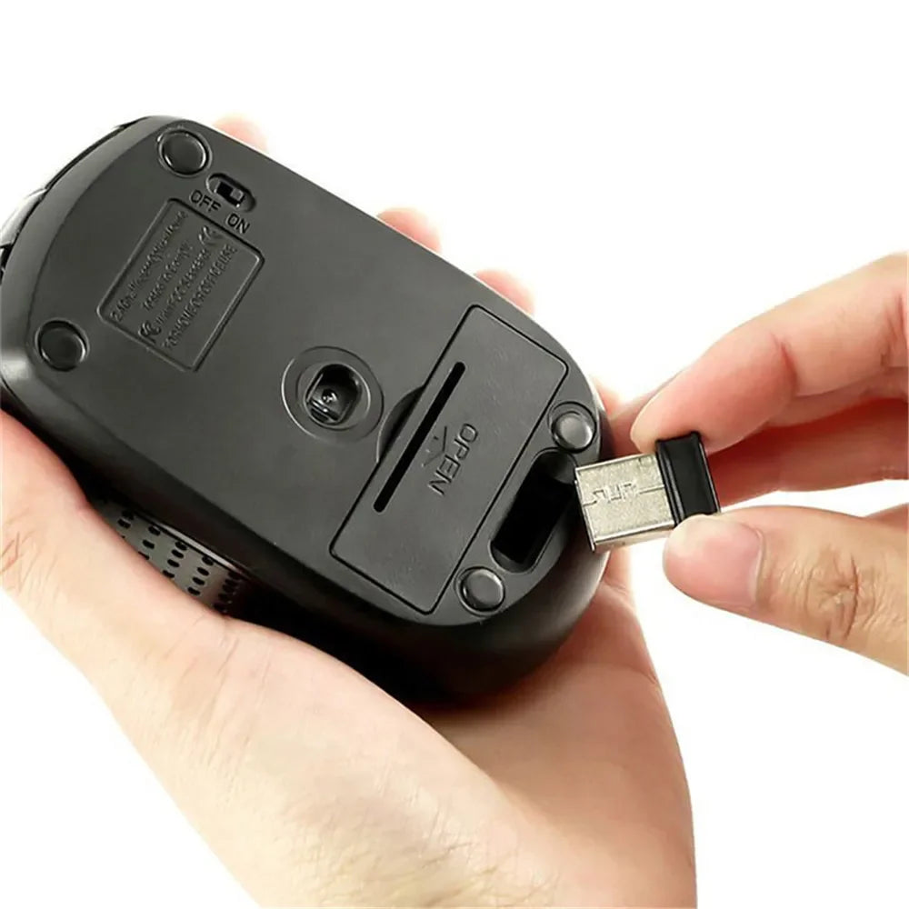 Wireless Ergonomic Optical Mouse