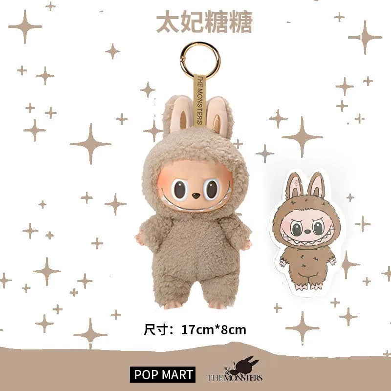 High Quality Labubu Monster Vinyl Face Keychain
