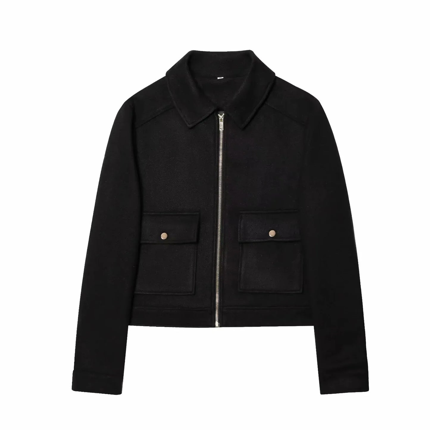 Elegant Women's Winter Zipper Jacket