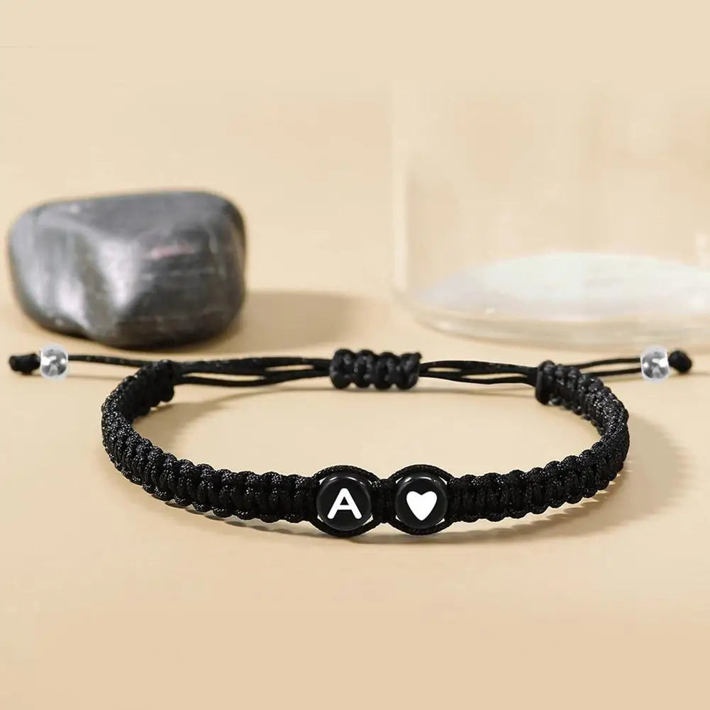 A-Z Initial Heart Bracelet