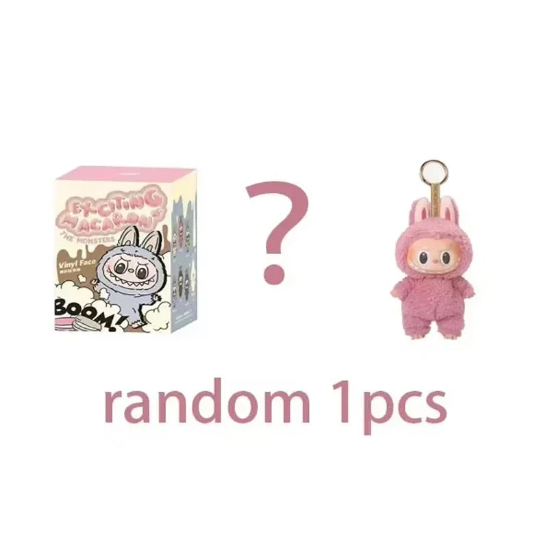 Labubu 3V Heartbeat Macaron Figurine Gift