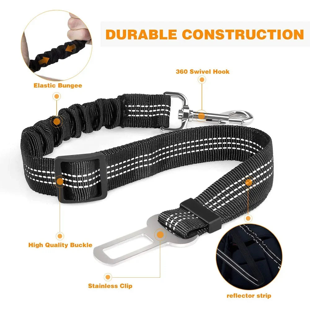 Retractable Dog Car Seat Belt