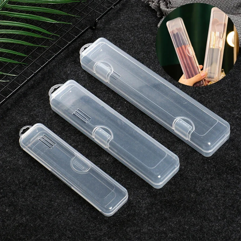 Portable Transparent Brush Storage Box
