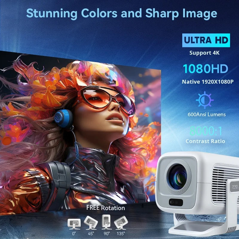 DITONG X3Plus HD Smart Projector