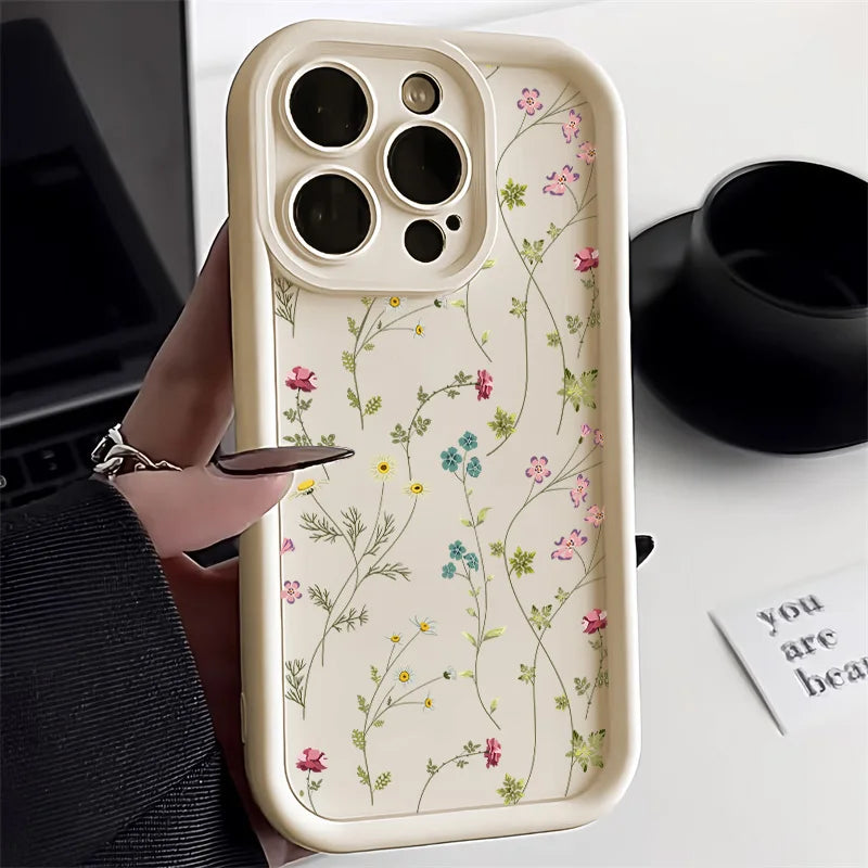 Flower Silicone iPhone Case Cover