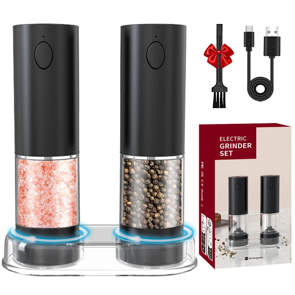 Rechargeable USB Salt & Pepper Grinder