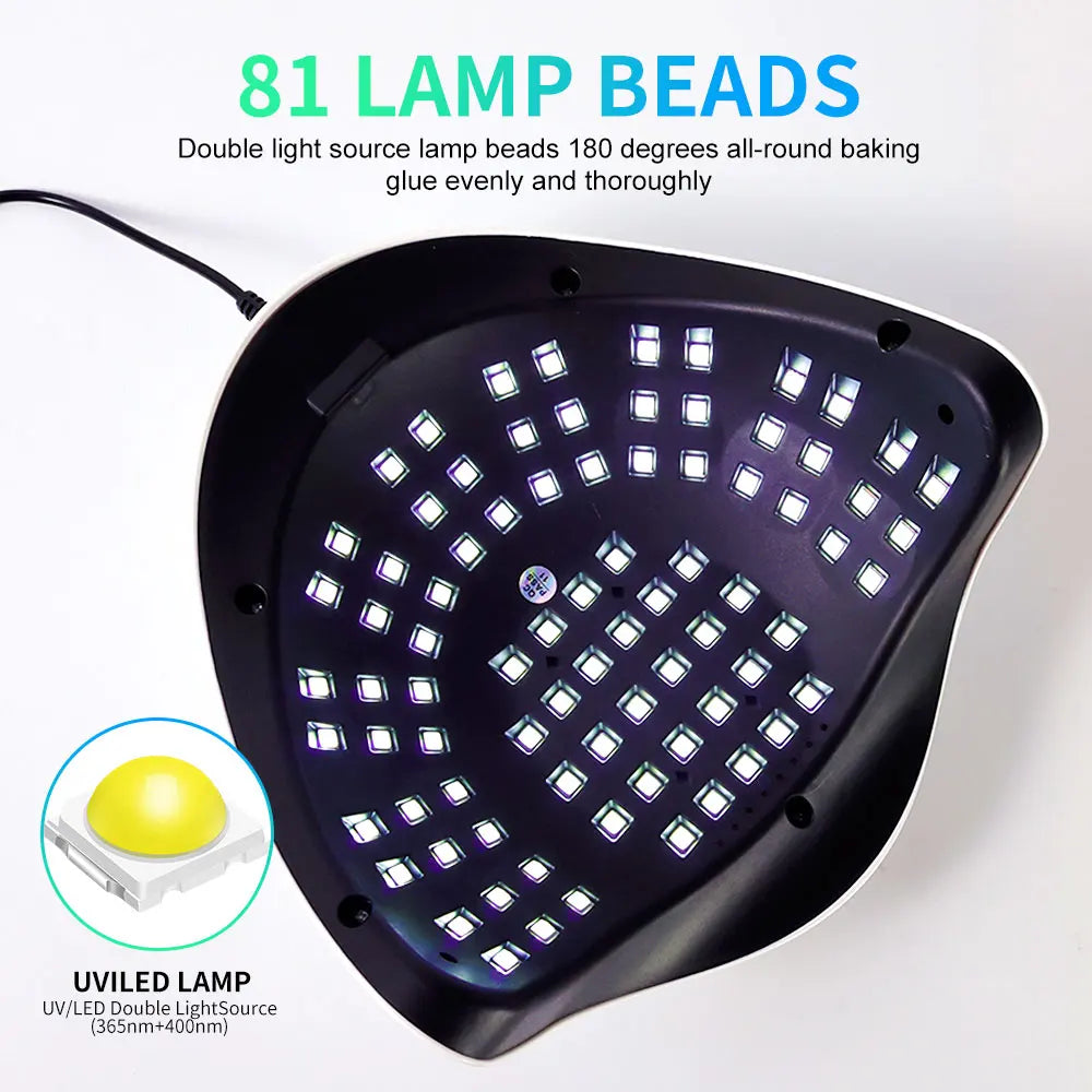 81LED UV Nail Art Lamp