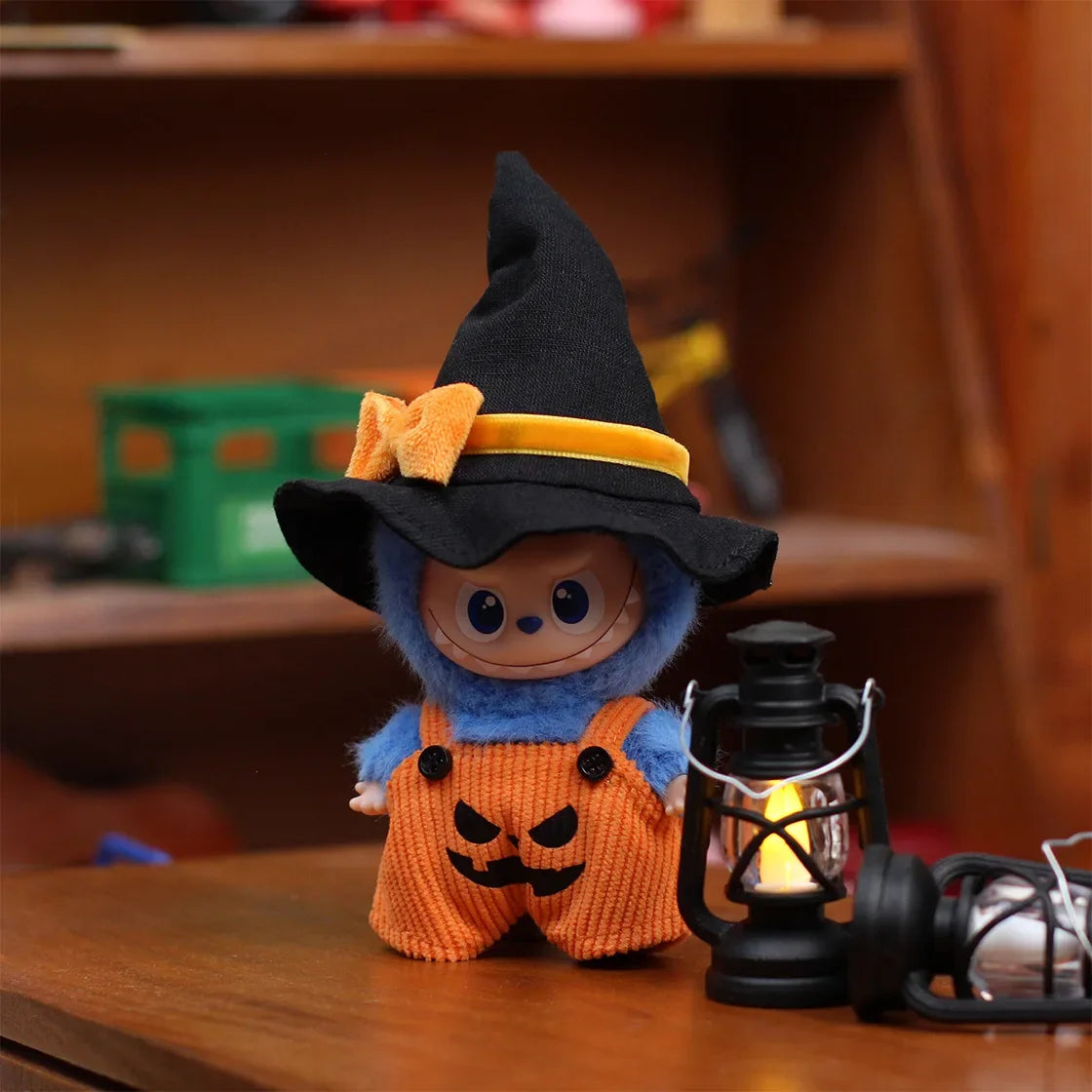 Labubu Halloween Orange Outfit Set