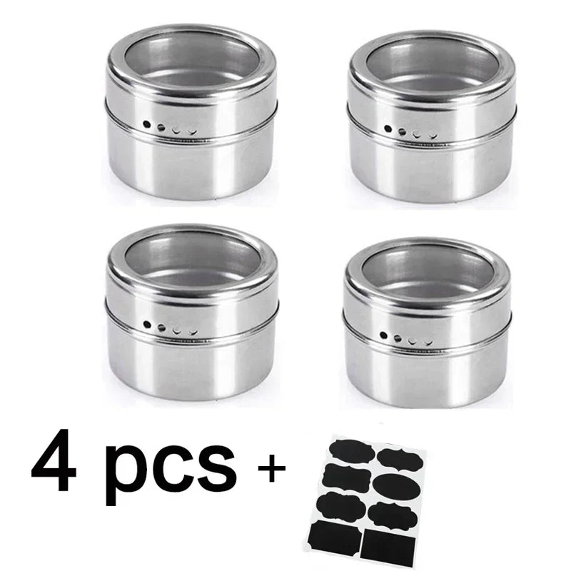 Stainless Steel Spice Tin Rack