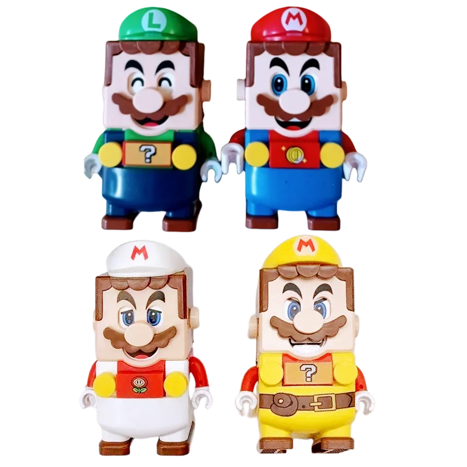 Super Mario Blocks Figures