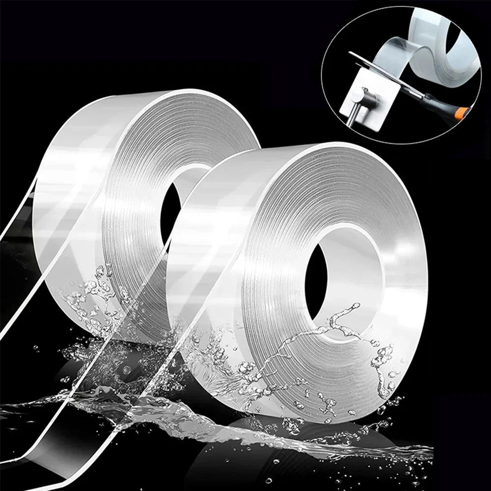 Reusable Transparent Double-Sided Tape