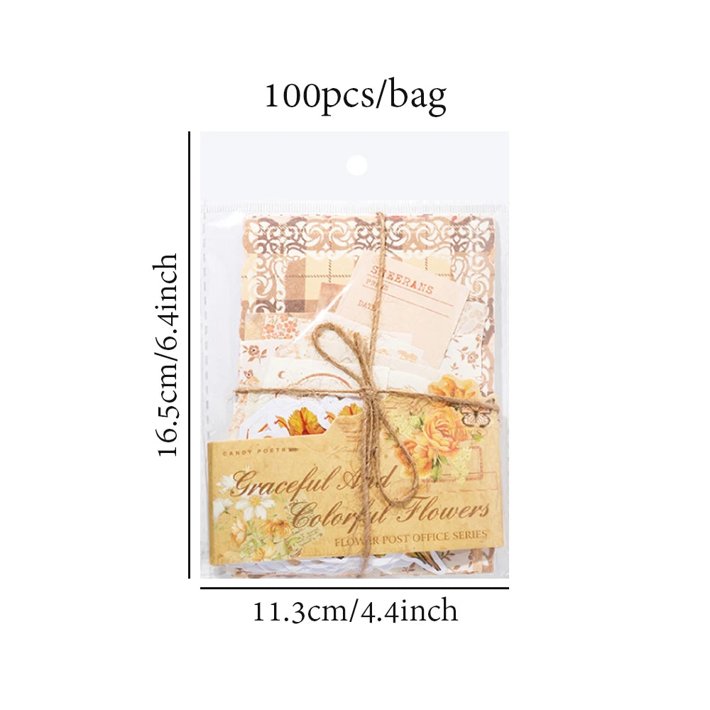 Flower Lace Scrapbook Paper Set