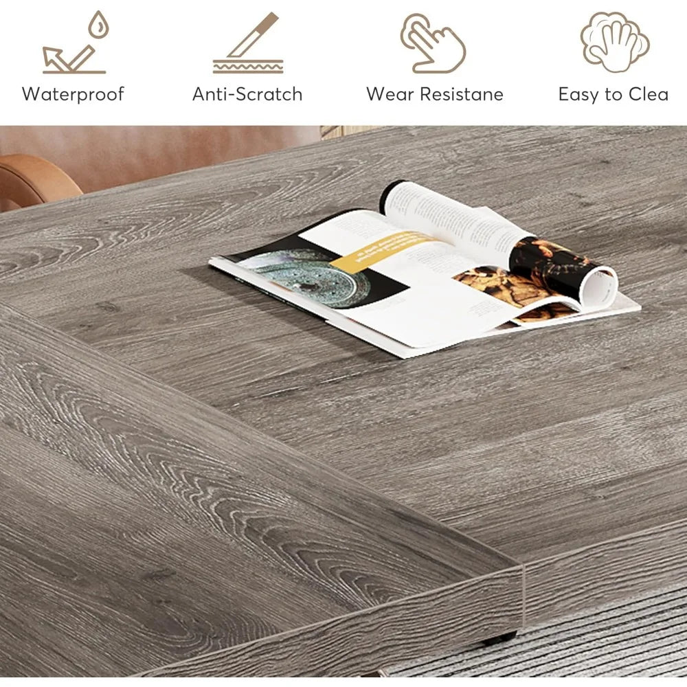 MKDK 70.9-Inch Executive Office Desk