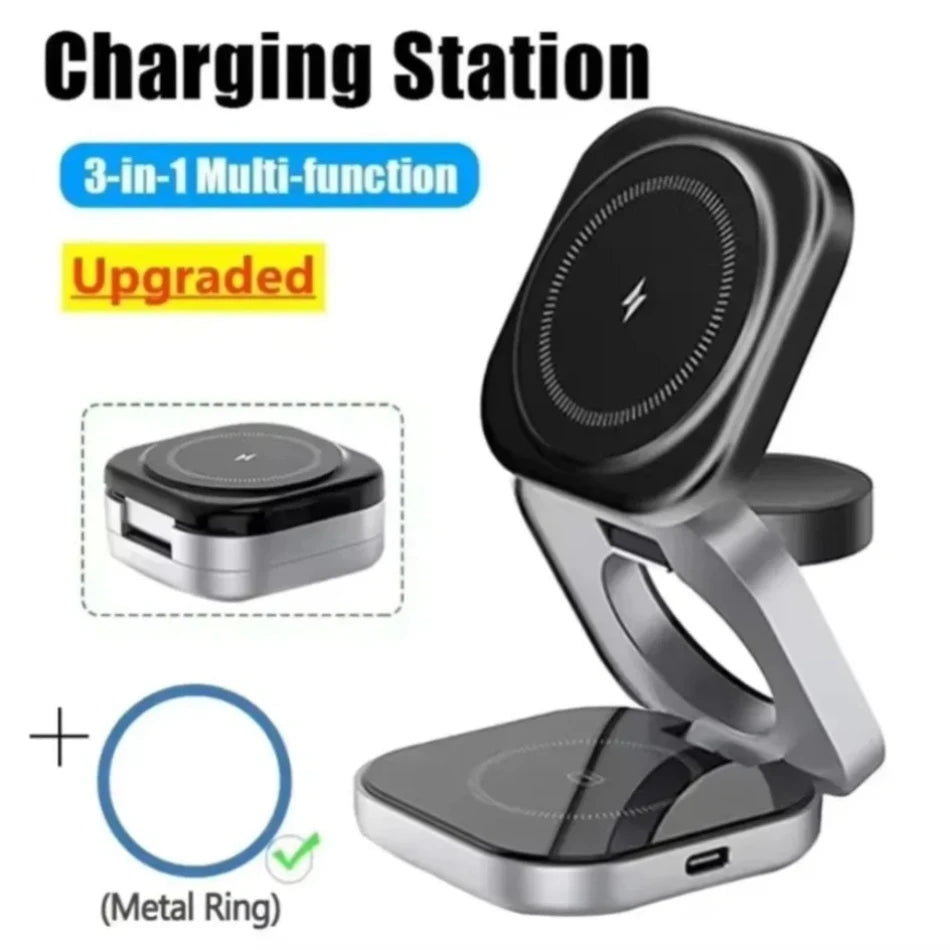 3-in-1 Magnetic Wireless Charger