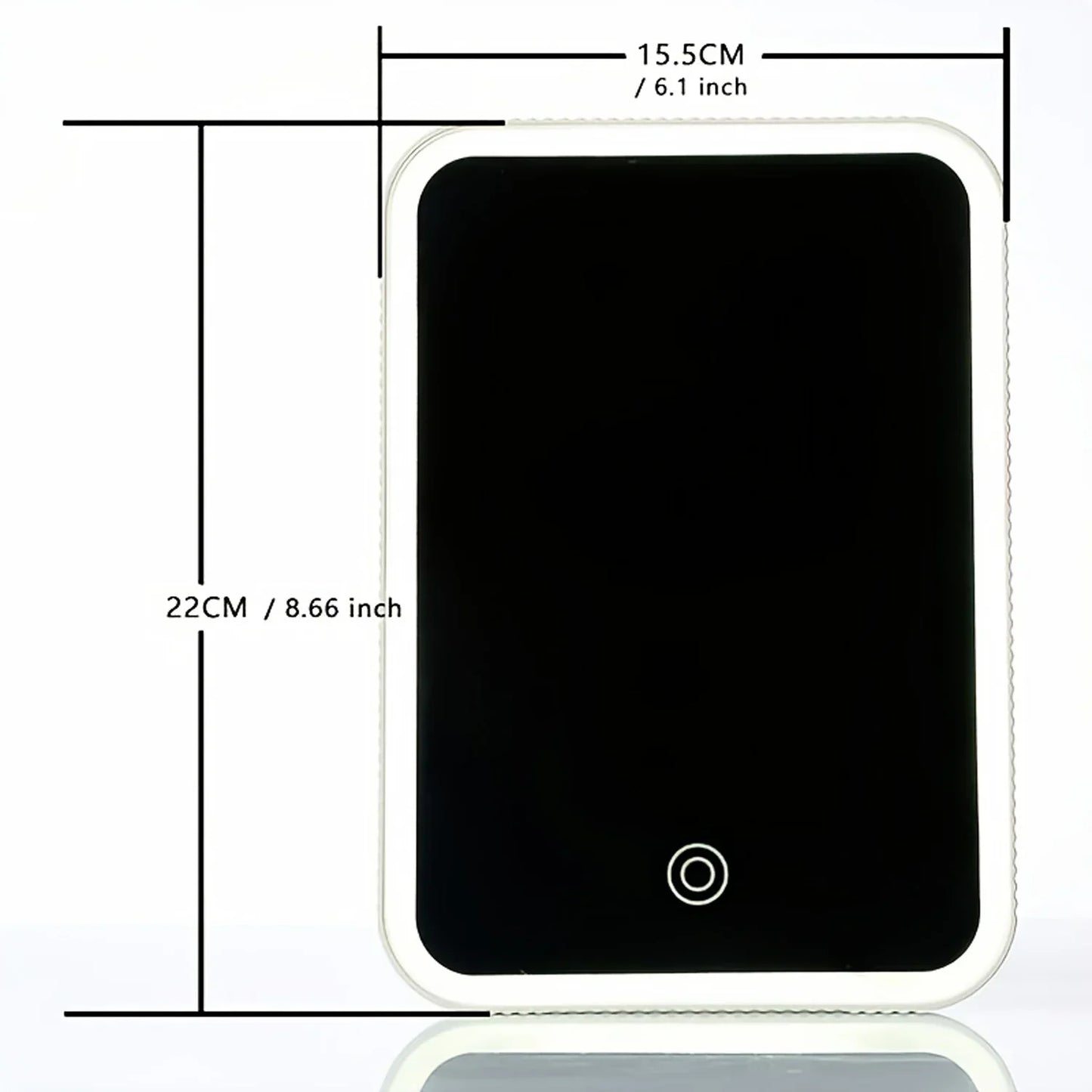 LED Touch Screen Makeup Mirror