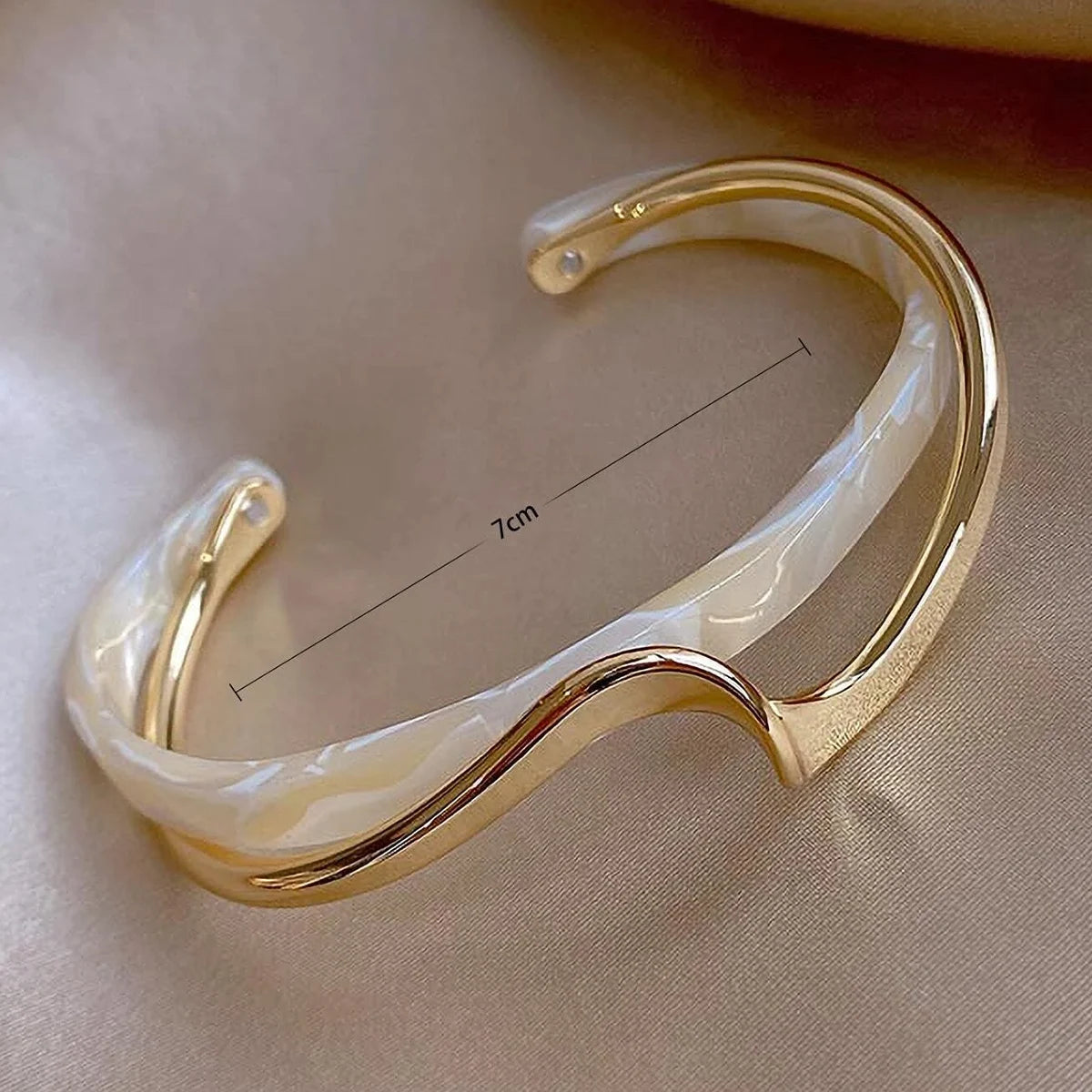 Titanium Steel Gold Zircon Bracelet