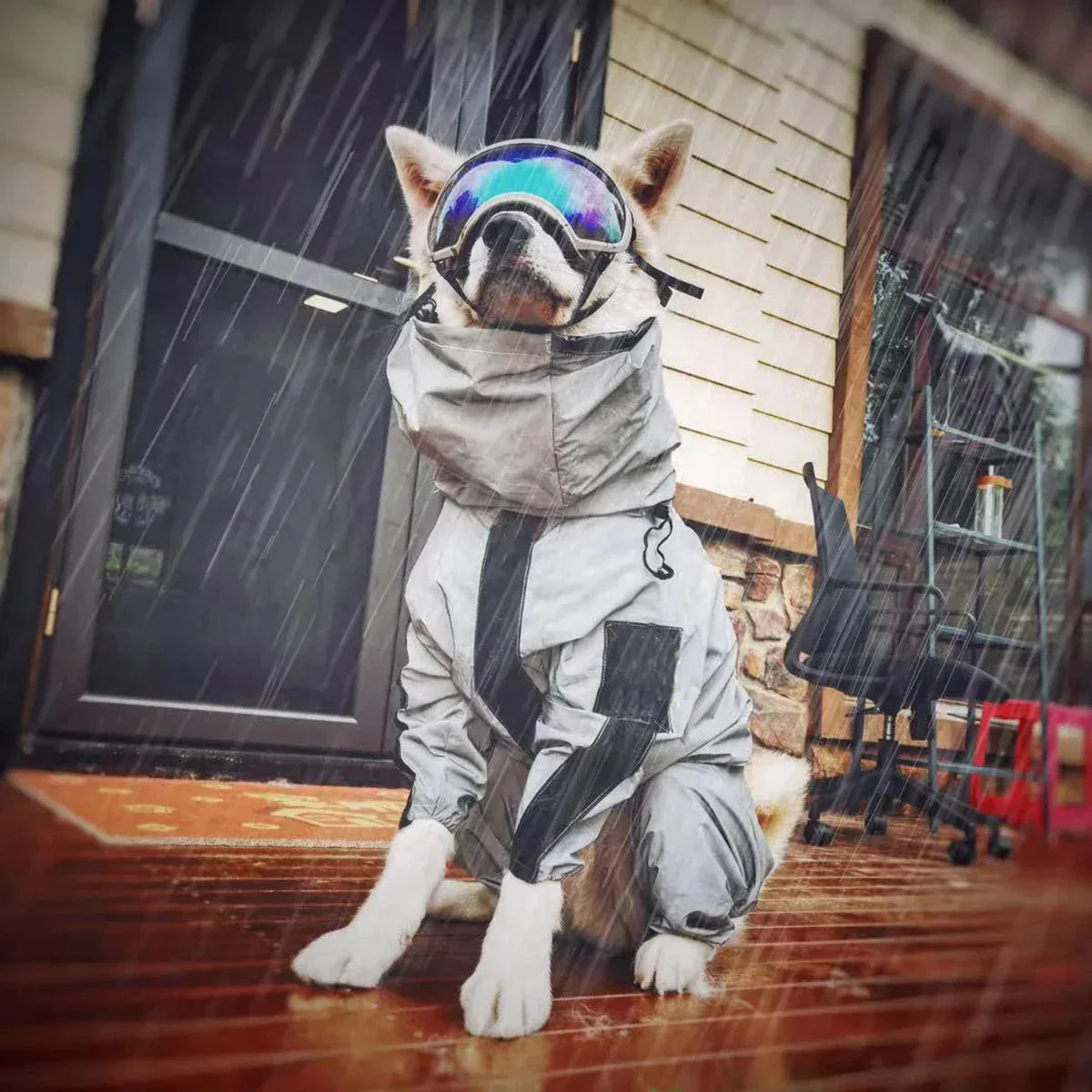 Reflective Waterproof Dog Raincoat