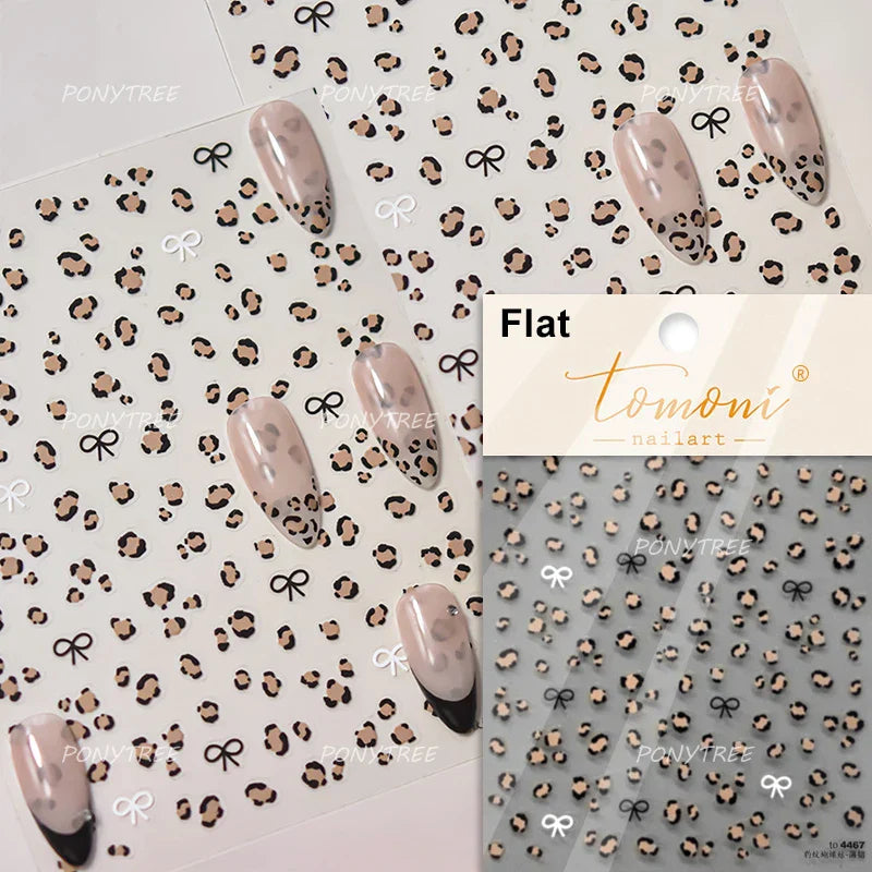 Bowknot 3D Nail Art Stickers