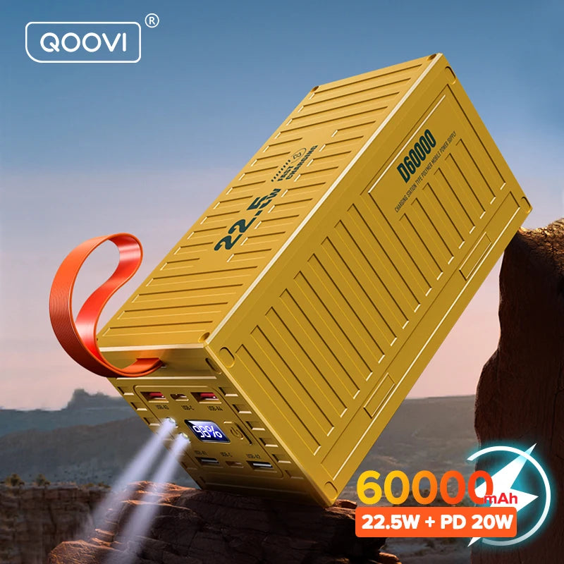 QOOVI 60000mAh Fast Power Bank