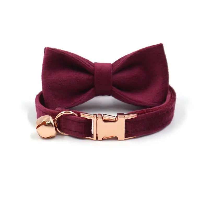 Personalized Velvet Cat Collar