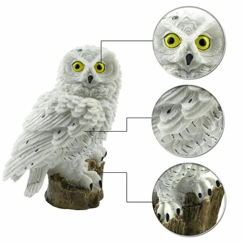 Solar Owl Garden Light Lamp