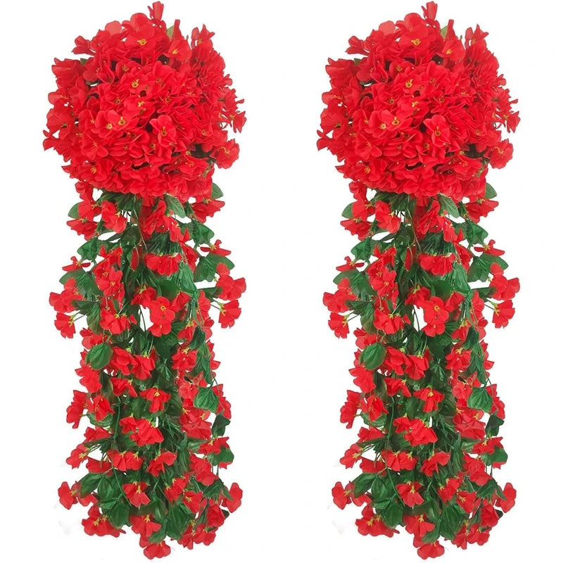 Silk Violet Wall Hanging Decor