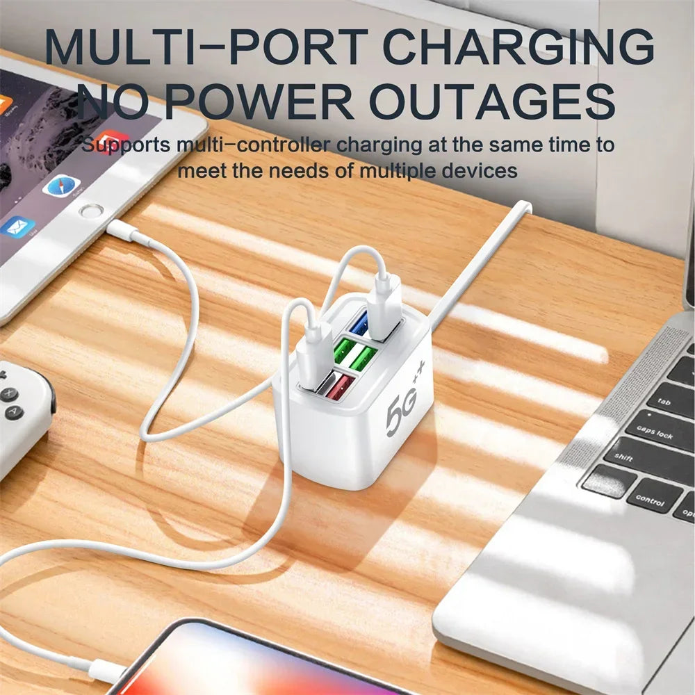 Maerknon 6-in-1 Fast USB Charger