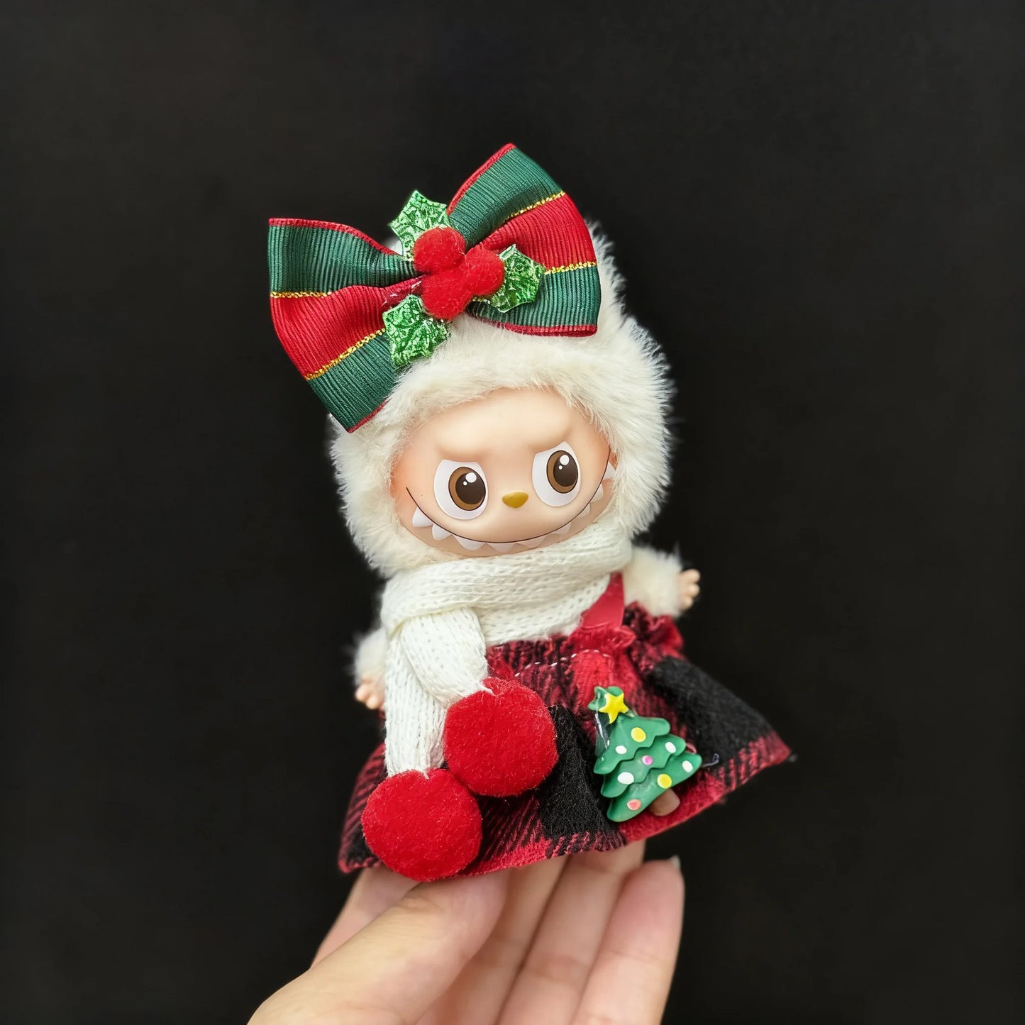 Labubu Christmas Strap Pants Set