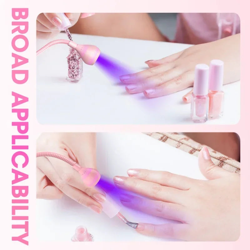 Clip-On Mini UV Nail Lamp