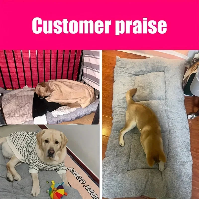 Extra-Large Plush Pet Bed