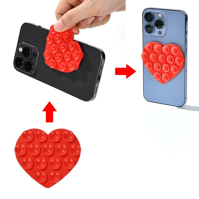 Heart Shaped Double-Sided Phone Holder