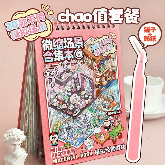Mr Paper Cartoon Sticker Book