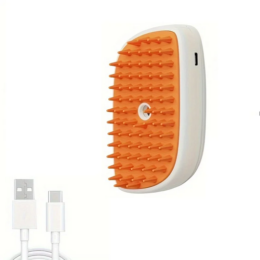 Electric Pet Steam Grooming Brush