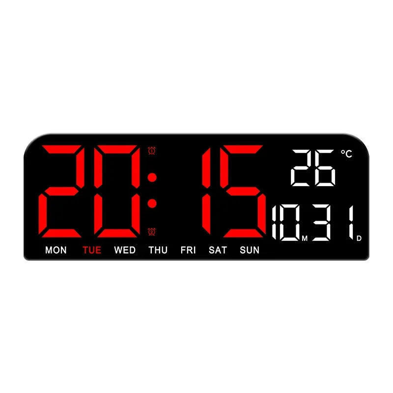 Large LED Digital Wall Clock