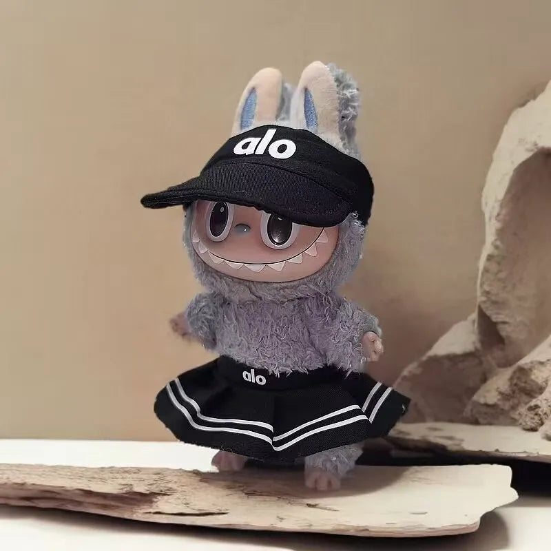 POP MART Labubu Doll 17cm Designer Outfit Set