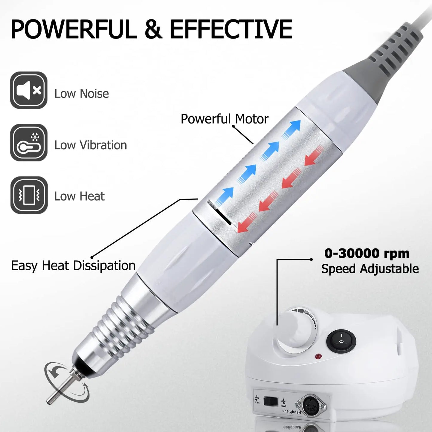 Electric Nail Drill Manicure Set