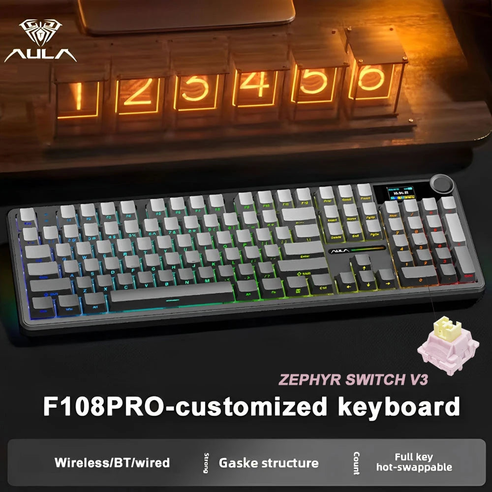 AULA F108 Pro Keyboard