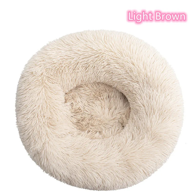 Super Soft Plush Donut Bed