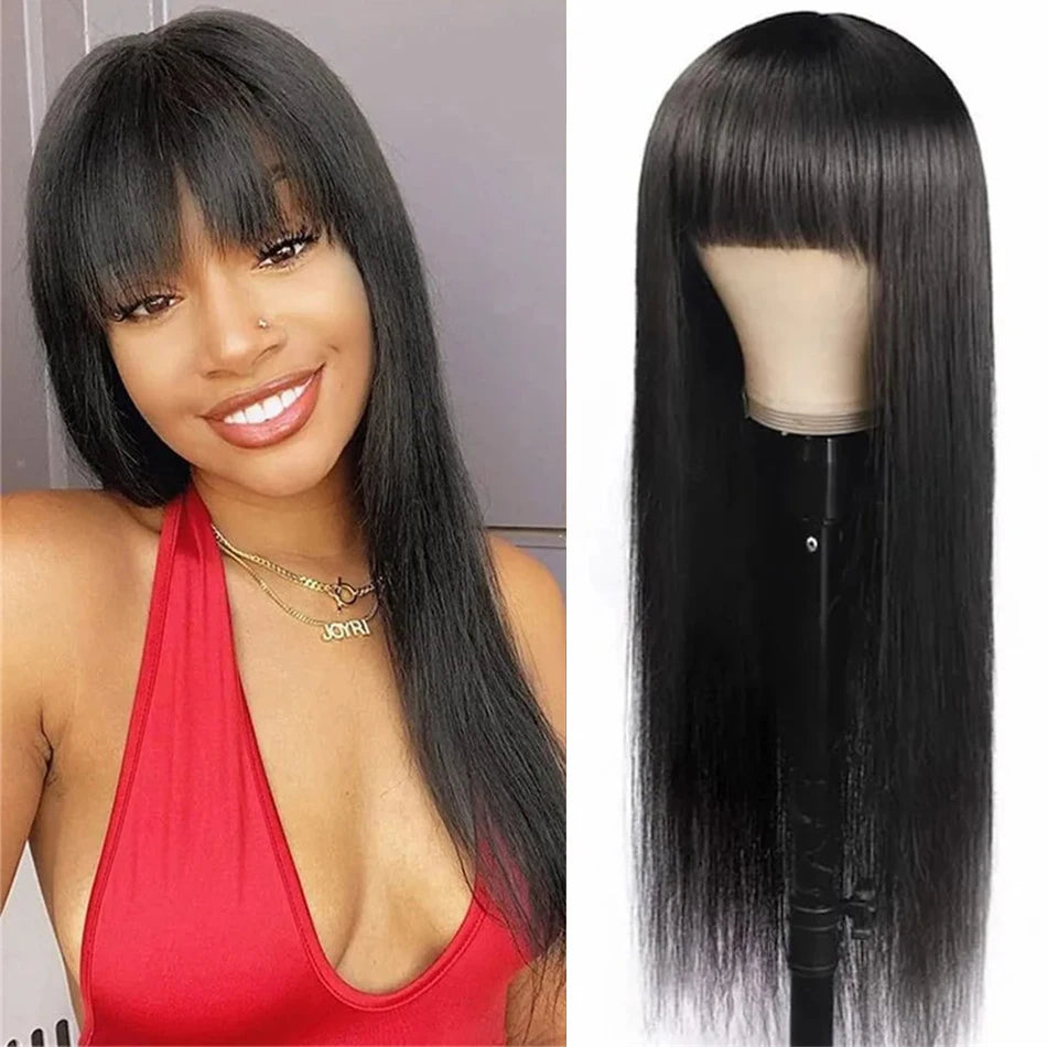 Silky Straight Human Hair Wig