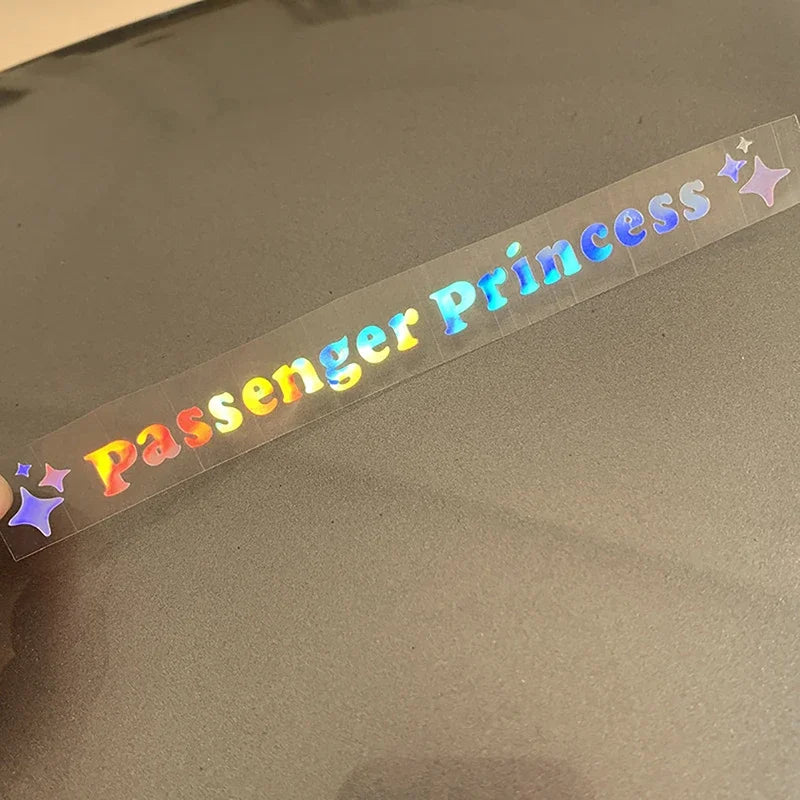 Passenger Princess Star Mirror Stickers