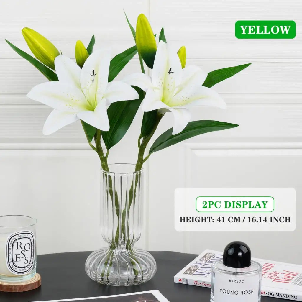 Artificial Silk Lily Bouquet