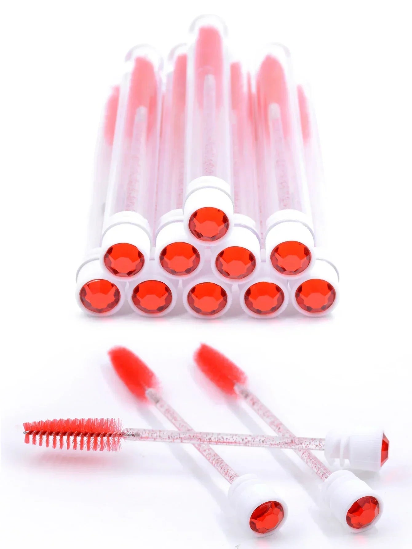 10Pcs Reusable Eyelash Brush Set