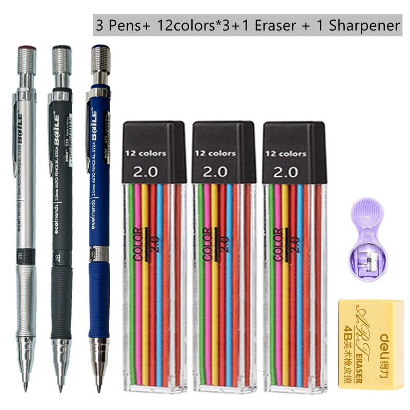 2.0mm Mechanical Pencil Set